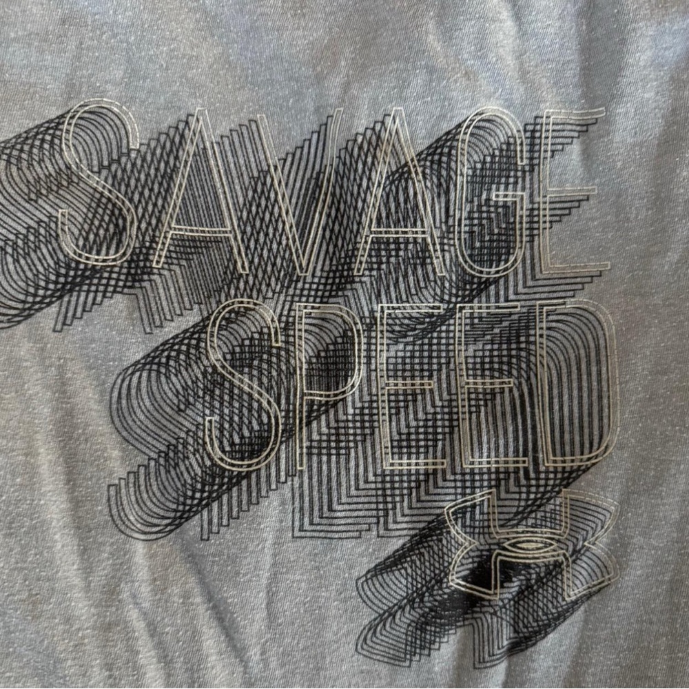 Under Armour Gray Savage Speed Tee